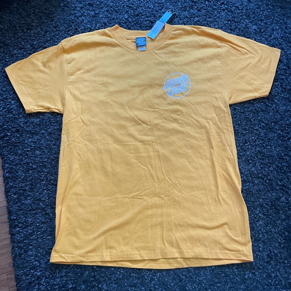 BRAND NEW yellow santa cruz shirt